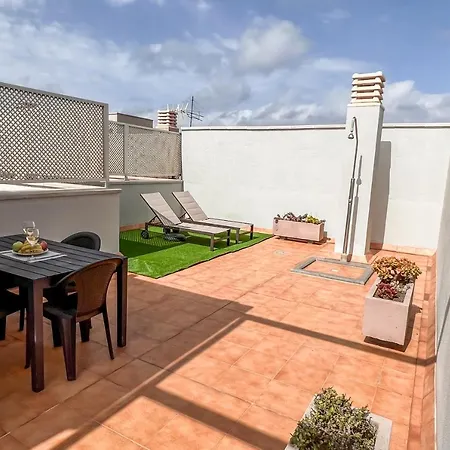 شقة Home2book Atico Blue Beach, Pool&terrace Sardina